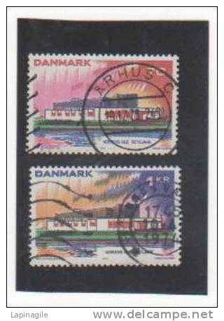 DANEMARK 1973 Yvert N° 554-555 Oblitéré - Usado