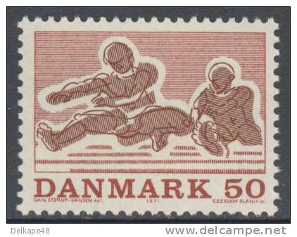 Danmark Denmark Dänemark 1971 Mi 515 ** Hurdling / Hürdenlauf / Haies / Horden - Atletiek