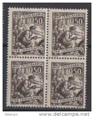 1950YU-MH-628 JUGOSLAVIJA JUGOSLAWIEN INDUSTRIA  NEVER HINGED - Unused Stamps