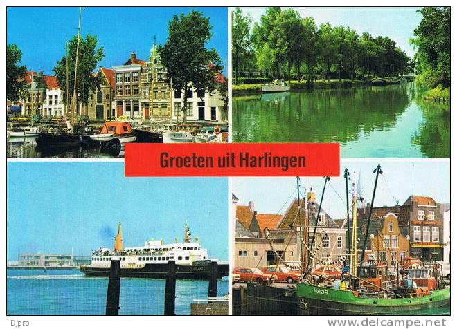 Harlingen  Groeten Uit    Boten / Bateau - Harlingen