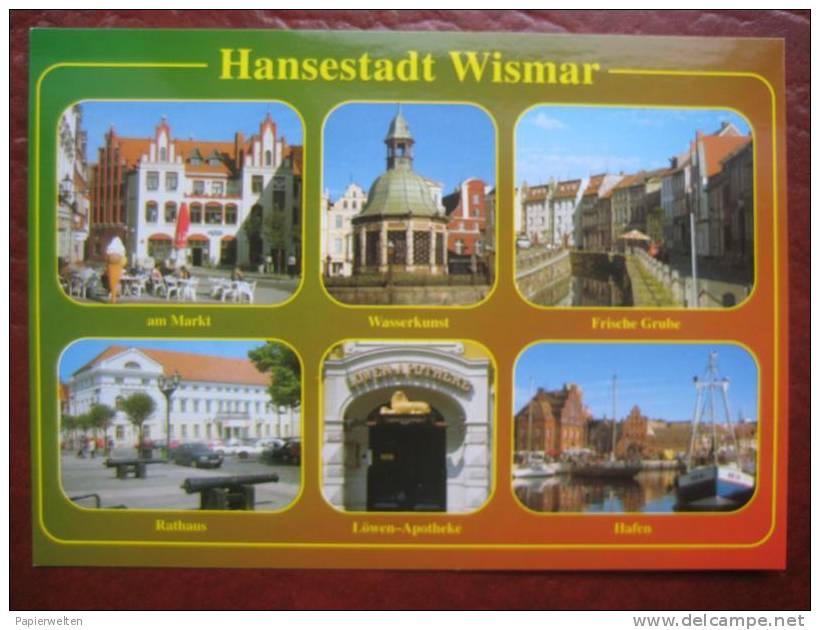 Wismar - Mehrbildkarte "Hansestadt" - Wismar