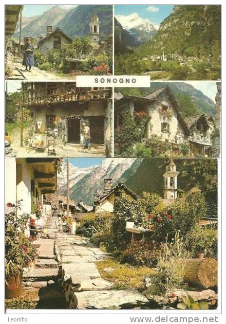 Sonogno 5 Ansichtskarten Ab 1978 - Sonogno