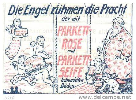 Facture Parkett Rose Parkett Seige Die Engel Rühmen Die Pracht Les Anges Font L'éloge Du Luxe - Ange Angelot - Autres & Non Classés