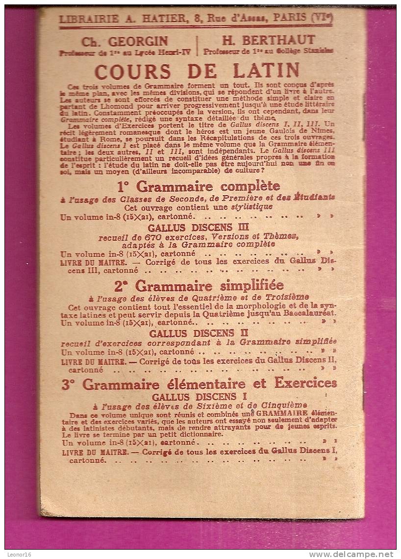 LES CLASSIQUES POUR TOUS   -   ** LE BOURGEOIS GENTILHOMME ** De MOLIERE   -   Editeur A. HATIERde Paris   N° 18 - Franse Schrijvers