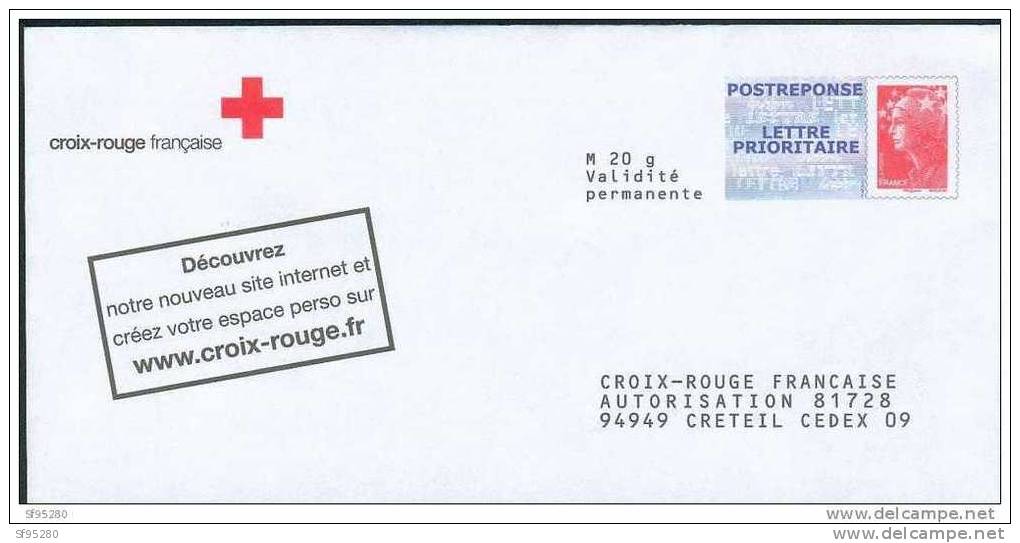 PAP REPONSE BEAUJARD CROIX ROUGE FRANCAISE 10P334 - Prêts-à-poster: Réponse /Beaujard