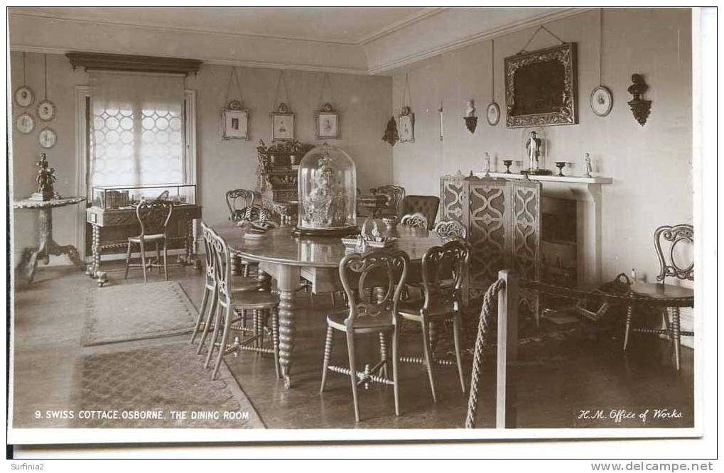 IOW - OSBOURNE - SWISS COTTAGE - THE DINING ROOM RP  Iow70 - Sonstige & Ohne Zuordnung