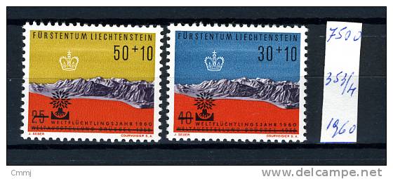 1960 - LIECHTENSTEIN -  Mi. 389/390 - Stamps Mint MHN - (C0803...) - Ungebraucht