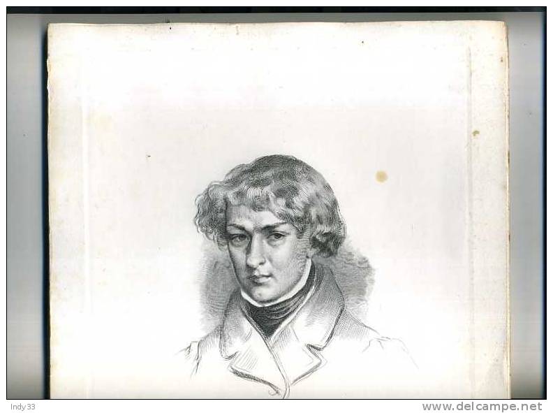 - RECUEIL DE 30 PORTRAITS D´ACHILLE ALLIER GRAVES PAR HENRIQUEL-DUPONT EN1838 - Estampes & Gravures