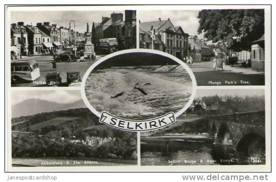 SELKIRK - Multi View  REAL PHOTOS  PCd - Selkirkshire - THE BORDERS - Scotland - Selkirkshire