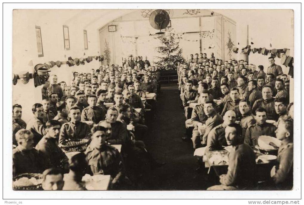 KINGDOM Of YUGOSLAVIA / SERBIA - Kamenica, Gendarmerie, Police School, Training, Real Photo Postcard, Around 1930. - Polizei - Gendarmerie