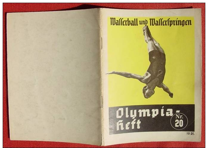 (1013616) Olympischen Spiele Berlin 1936. Olympia-Heftreihe Nr. 16 : Wasserball Und Wasserspringen - Bücher