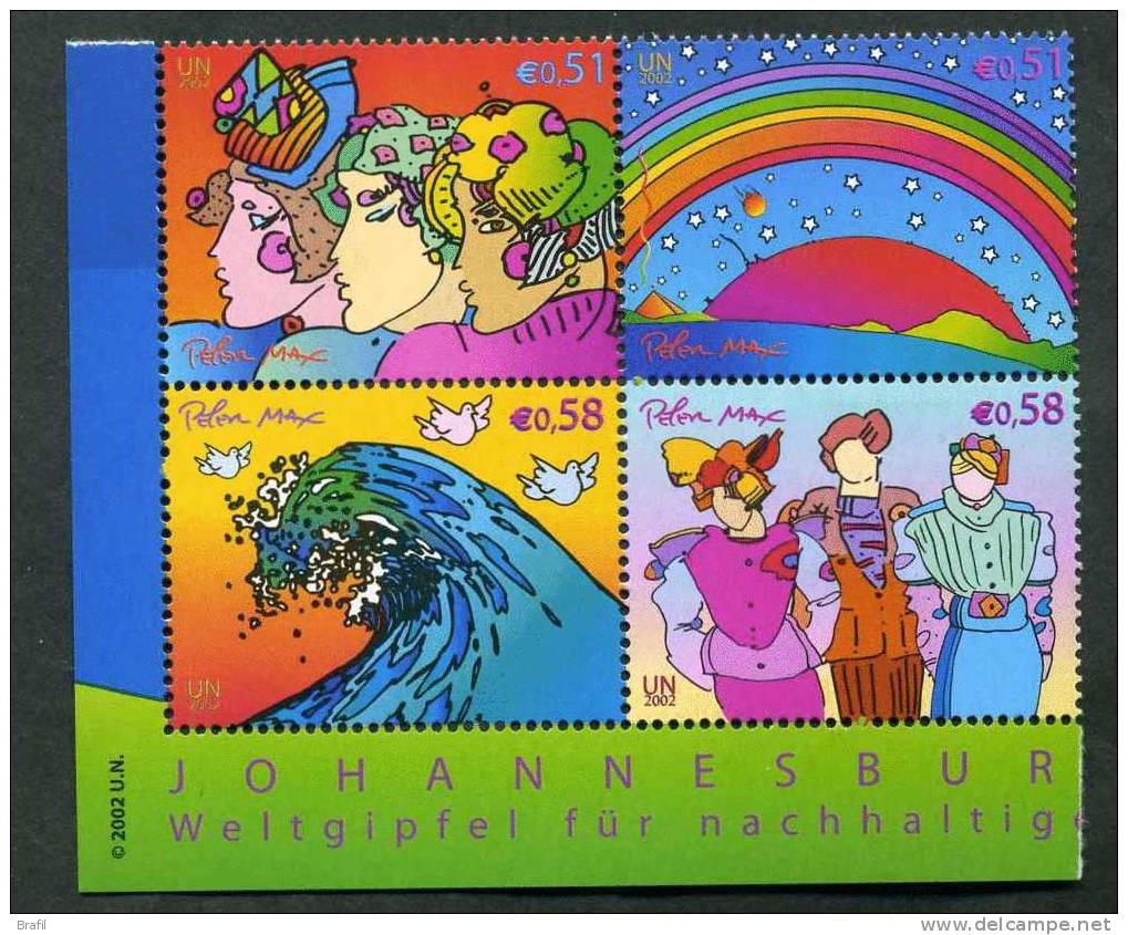 2002 Nazioni Unite Vienna, Sviluppo Sostenibile, Francobolli Nuovo (**). - Unused Stamps