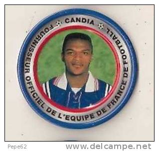 Equipe De France De Football-marcel Desailly-nr 5-jeu Du Shlak-diamètre 6cm- - Opercules De Lait