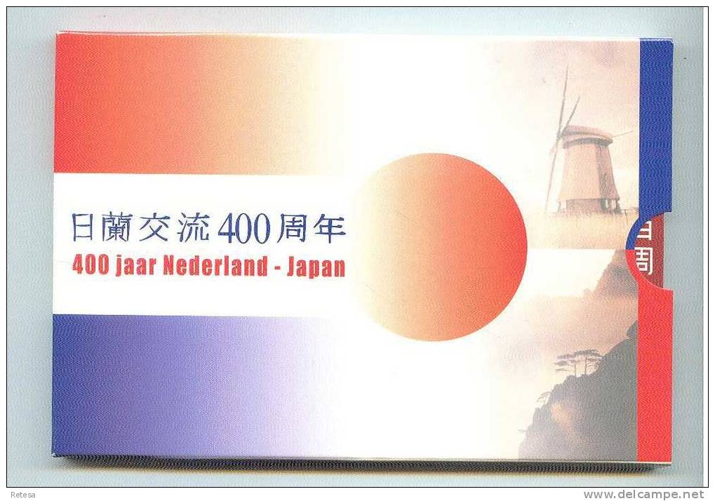 NEDERLAND  MUNTENSET  400 JAAR NEDERLAND - JAPAN  2000  F.D.C. - Mint Sets & Proof Sets