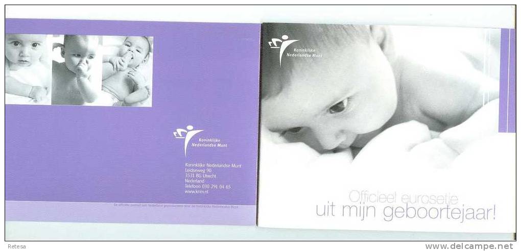 NEDERLAND  BABYSET  2002  F.D.C. - Mint Sets & Proof Sets