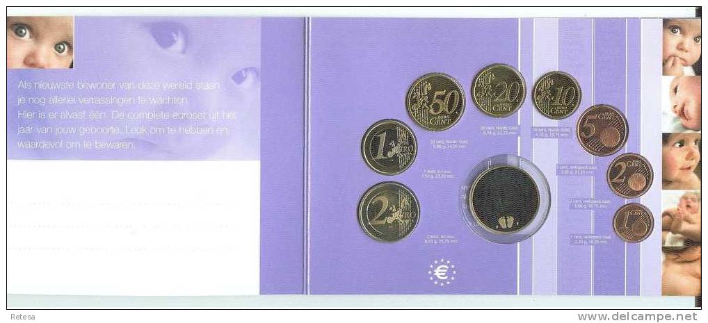 NEDERLAND  BABYSET  2002  F.D.C. - Mint Sets & Proof Sets