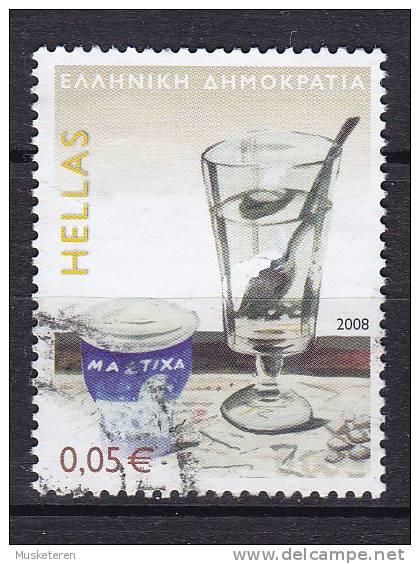 Greece 2008    0,05 € Metaxa Drink - Used Stamps