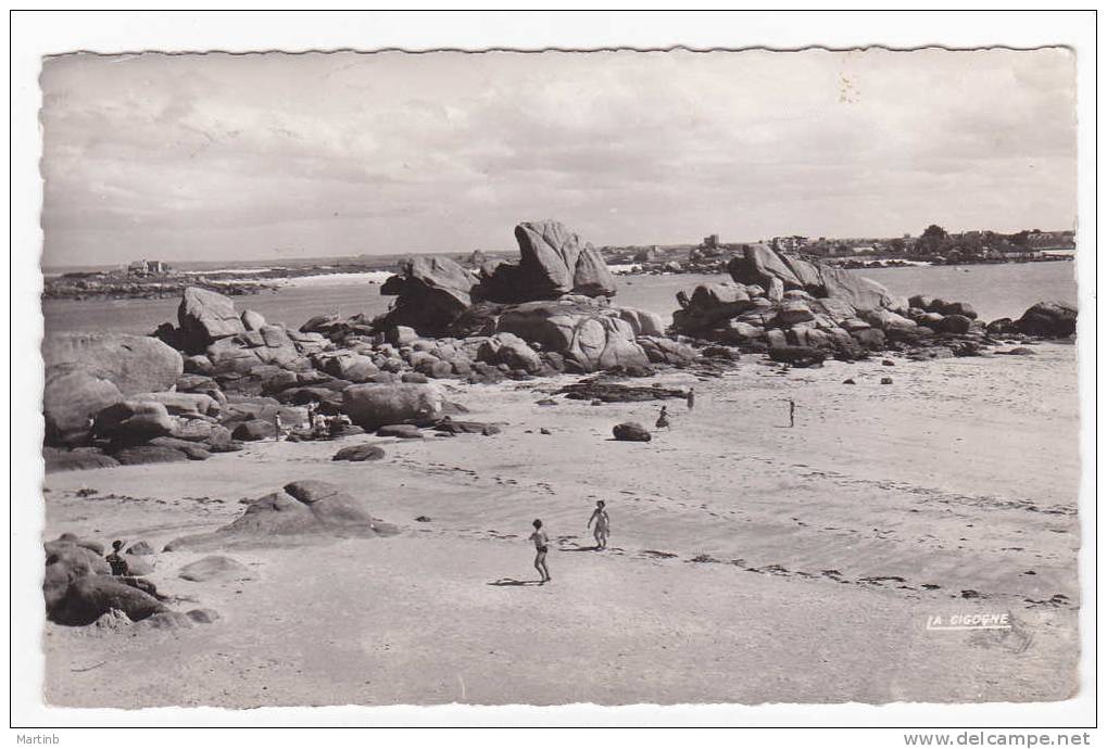 CPSM BRIGNOGAN PLAGES Les Crapeaux - Brignogan-Plage