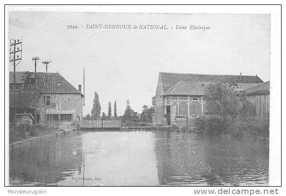 71 )) SAINT GENGOUX LE NATIONAL Usine Electrique  7042 - Autres & Non Classés