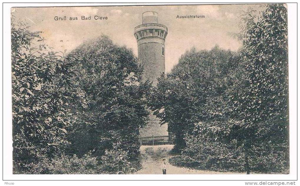 D2136 :   BAD CLEVE : Aussichtsturm - Kleve