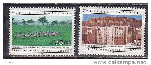 PGL - ONU UNO WIEN N°41/42 ** - Neufs