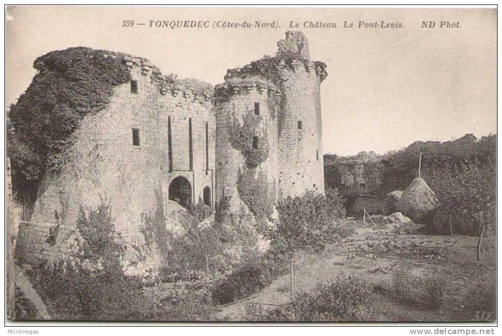 TONQUEDEC - Le Château - Le Pont-Levis - Tonquédec