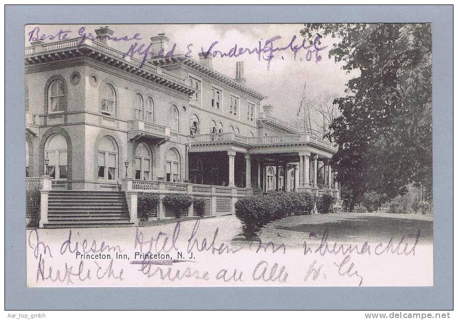 New Jersey Prineton Inn 1906-04-16 Foto R.Rowland #11081 - Autres & Non Classés