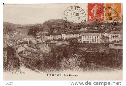 87 CPA EYMOUTIERS - Vue Sur Le Village - Eymoutiers