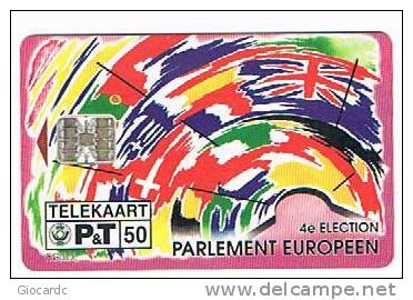 LUSSEMBURGO (LUXEMBOURG) - P&T CHIP - 1994  TP06  4^ ELEZIONI AL PARLAMENTO EUROPEO    - USED - RIF. 7934 - Altri & Non Classificati