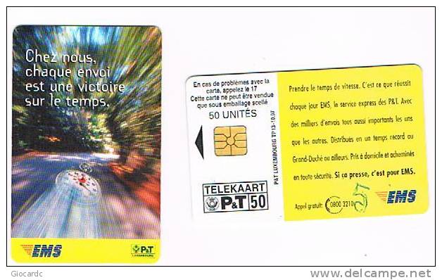 LUSSEMBURGO (LUXEMBOURG) - P&T CHIP - 1997  TP13  EMS      - USED - RIF. 7949 - Lussemburgo