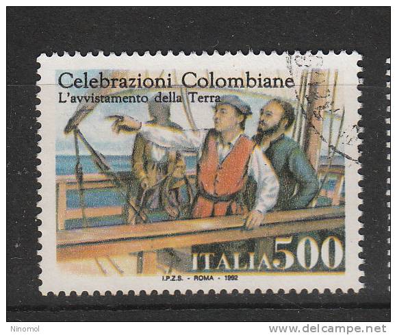 Italia   -   1992.  Colombo Vede Terra.  Columbus Sees Land.  Lusso - Cristóbal Colón