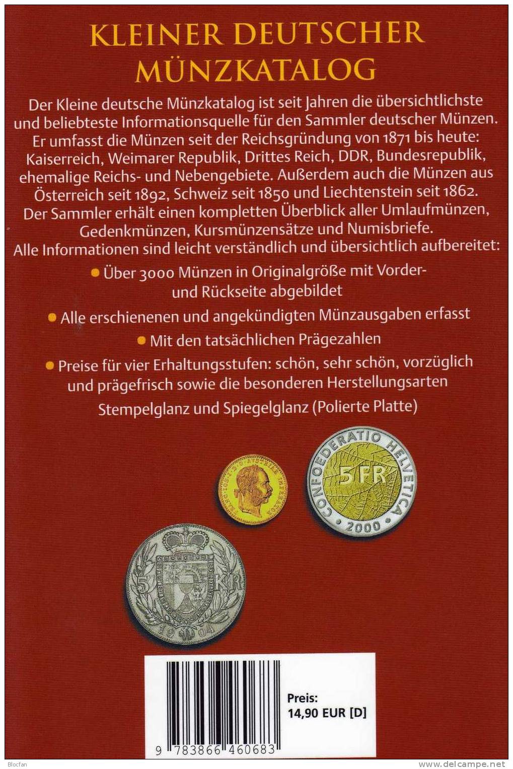 Deutschland Kleine Münz Katalog Schön 2011 Neu 15€ Numisbriefe Numisblatt Coincatalog For Austria Helvetia Liechtenstein - Altri – Europa