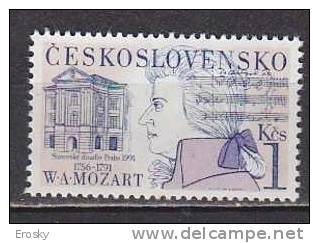 L3663 - TCHECOSLOVAQUIE Yv N°2876 ** MOZART - Neufs