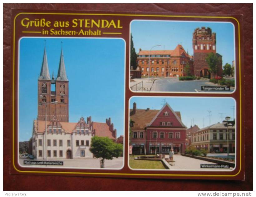 Stendal - Mehrbildkarte "Grüße Aus Stendal In Sachsen-Anhalt" - Stendal