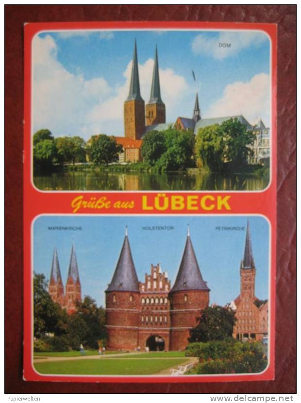 Lübeck - Zweibildkarte - Luebeck