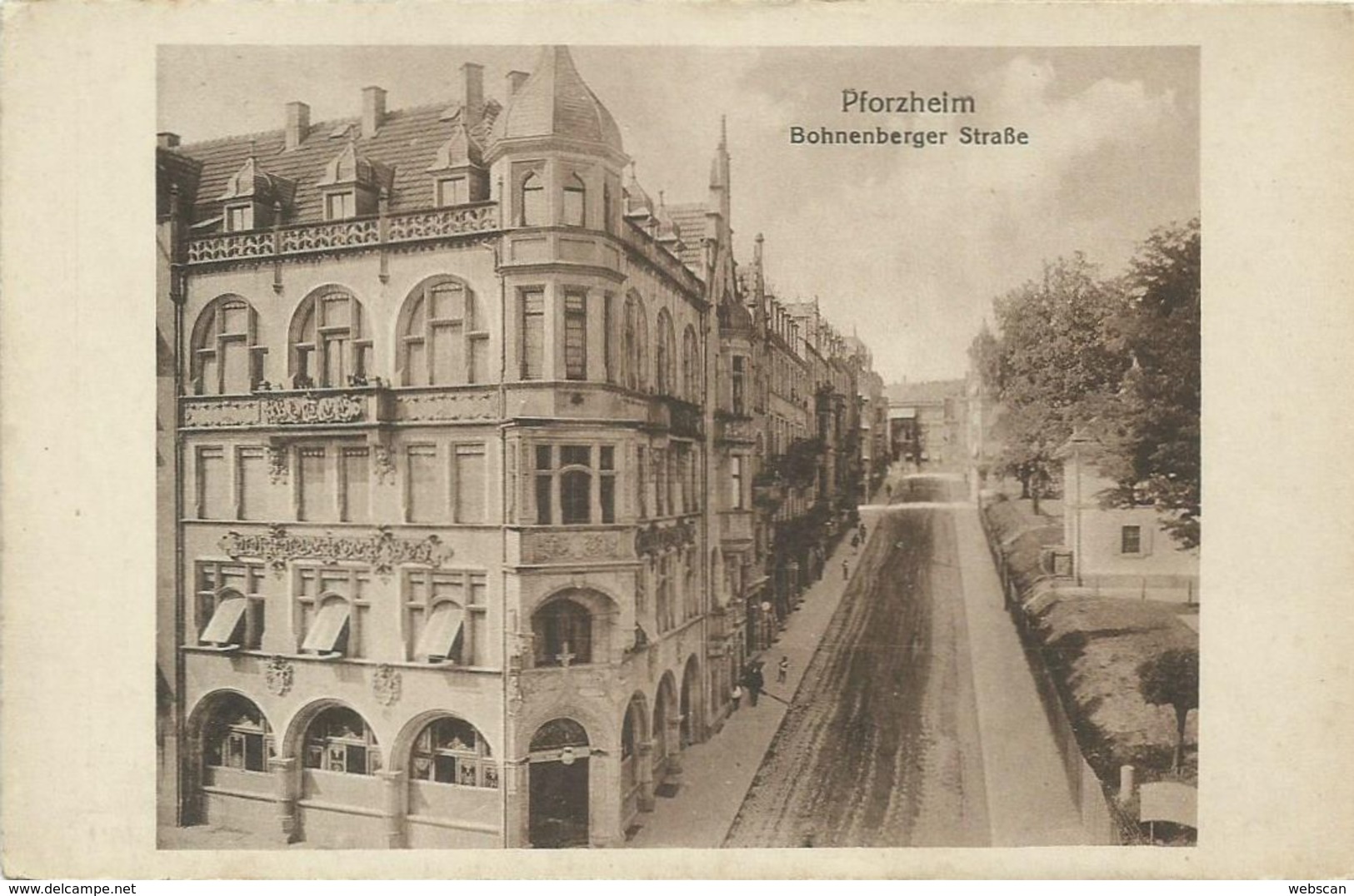 AK Pforzheim Bohnenberger Straße ~1917 #06 - Pforzheim