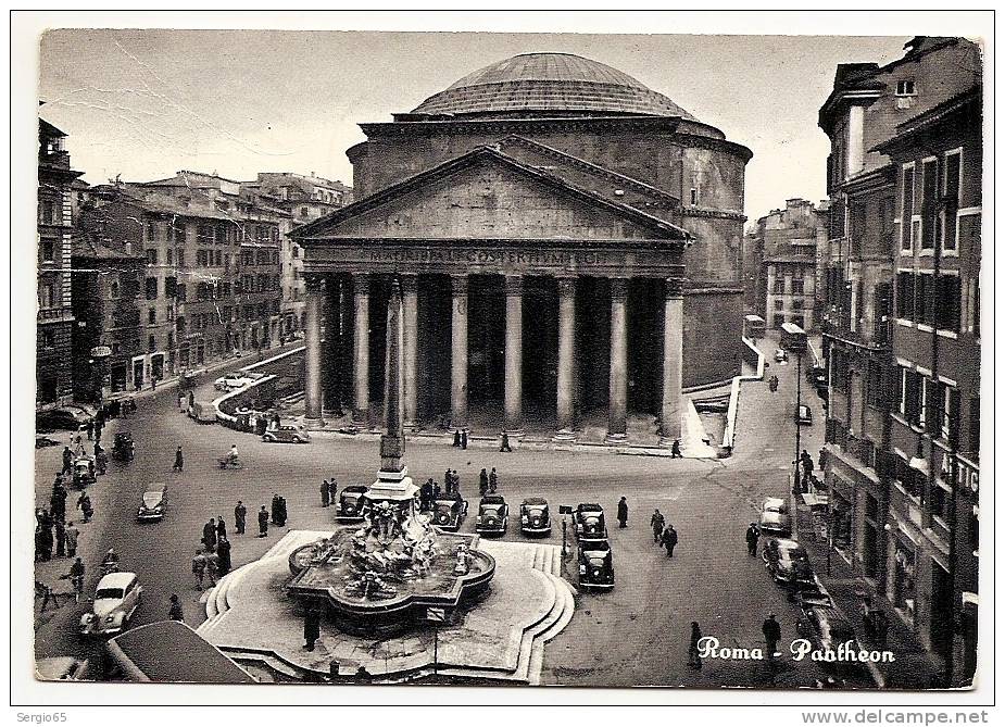 ROMA-PANTHEON-traveled 1967th - Panthéon