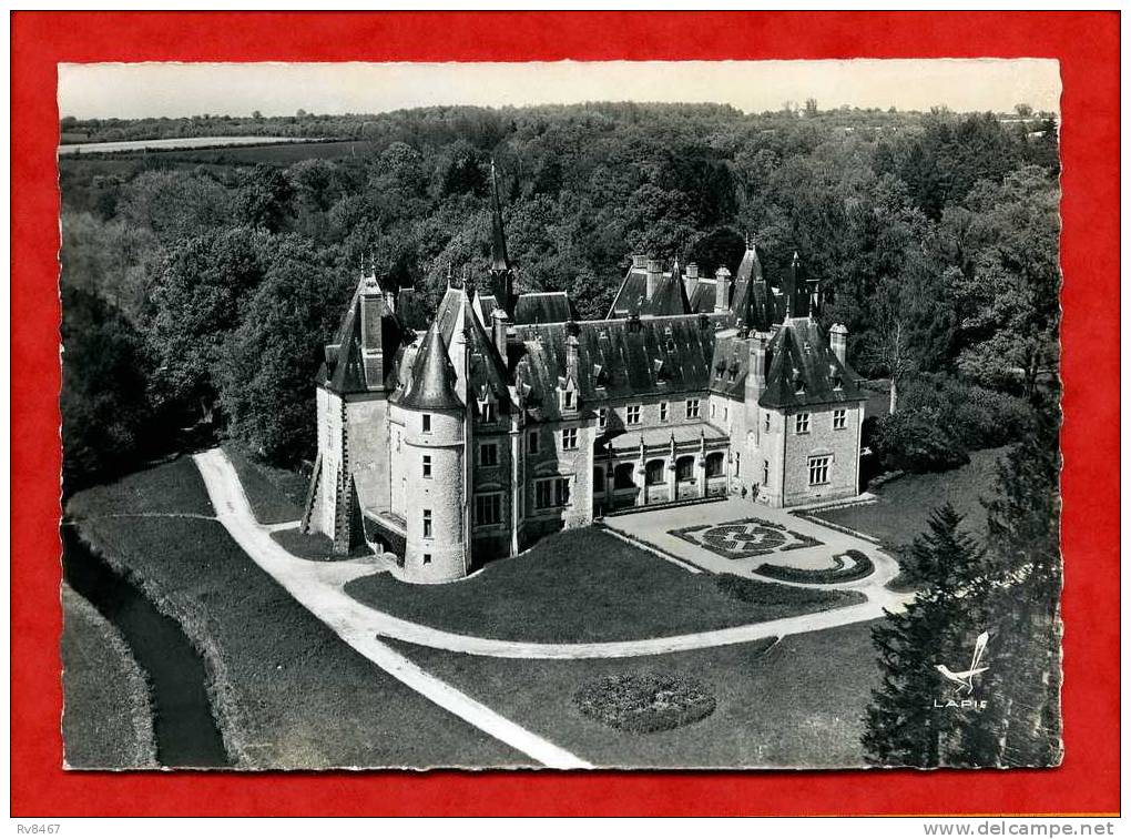 * EN AVION AU-DESSUS DES...Environs D'Aubigny Sur Nère. OIZON.Le Château De La Verrerie - Aubigny Sur Nere