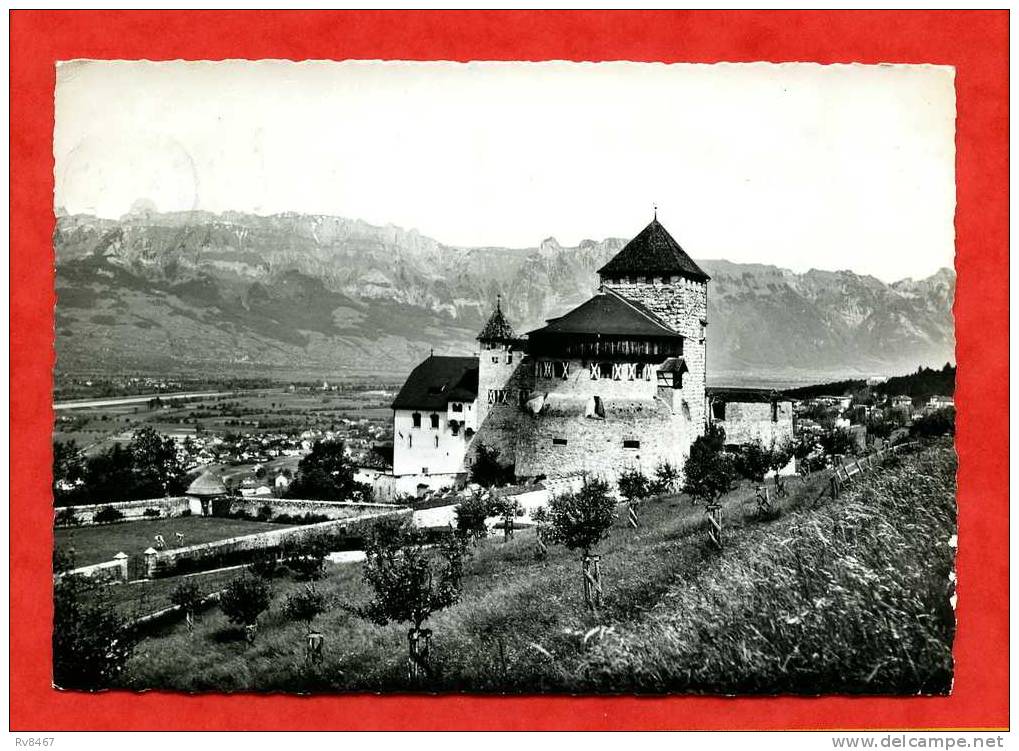 * Schloss Vaduz(Liechtenstein) Mit Kreuzbergen-1962 - Liechtenstein