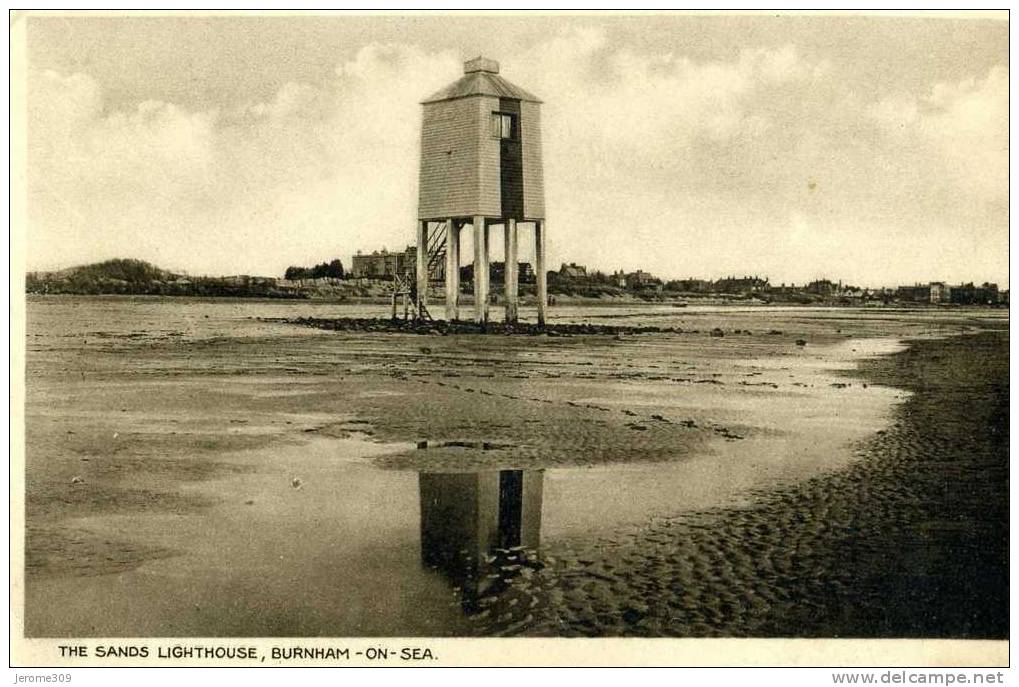 ROYAUME-UNI - BURNHAM-ON-SEA - CPA - Burnham-on-Sea, The Sands Lighthouse - Other & Unclassified