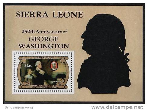 Sheet, Sierra Leone Sc560 George Washington - George Washington