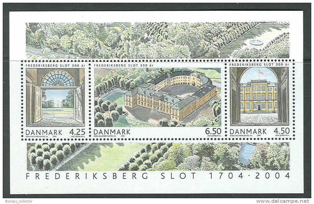 Denmark. Frederiksberg Castle,  Miniblock,  2004, MNH ** - Blocks & Sheetlets