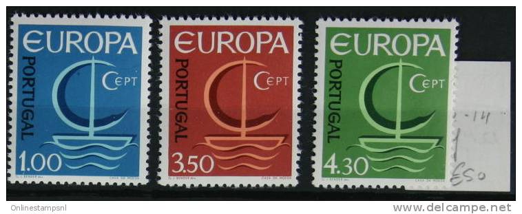 CEPT Europa Portugal 1966 Postfris / MNH Michel 1012-14 - Nuovi