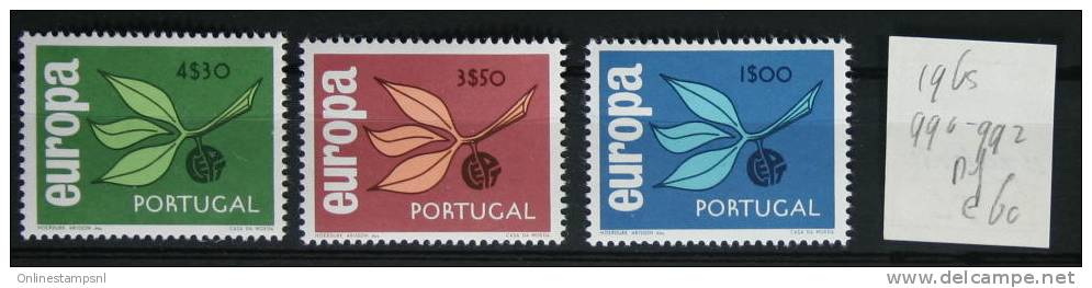 CEPT Europa Portugal 1965 Postfris / MNH Michel 990-992 - Nuevos