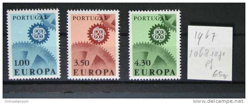 CEPT Europa Portugal 1967 Postfris / MNH Michel 1026-28 - Nuovi