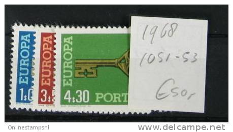 CEPT Europa Portugal 1968 Postfris / MNH Michel  1051-53 - Unused Stamps