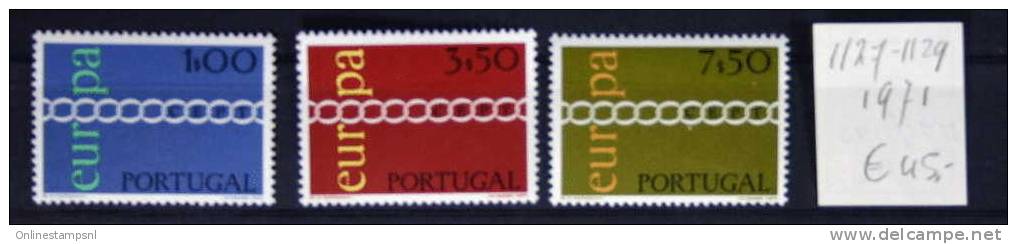 CEPT Europa Portugal 1971 Postfris / MNH Michel  1127-1129 - Nuovi