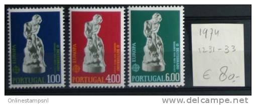 CEPT Europa Portugal 1974 Postfris / MNH Michel  1231-33 - Unused Stamps