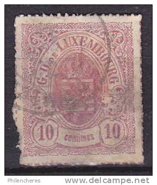 Luxembourg Yvert N° 17 Oblitéré - Cote  Euros - Prix De Départ 0,5 Euros - 1859-1880 Stemmi