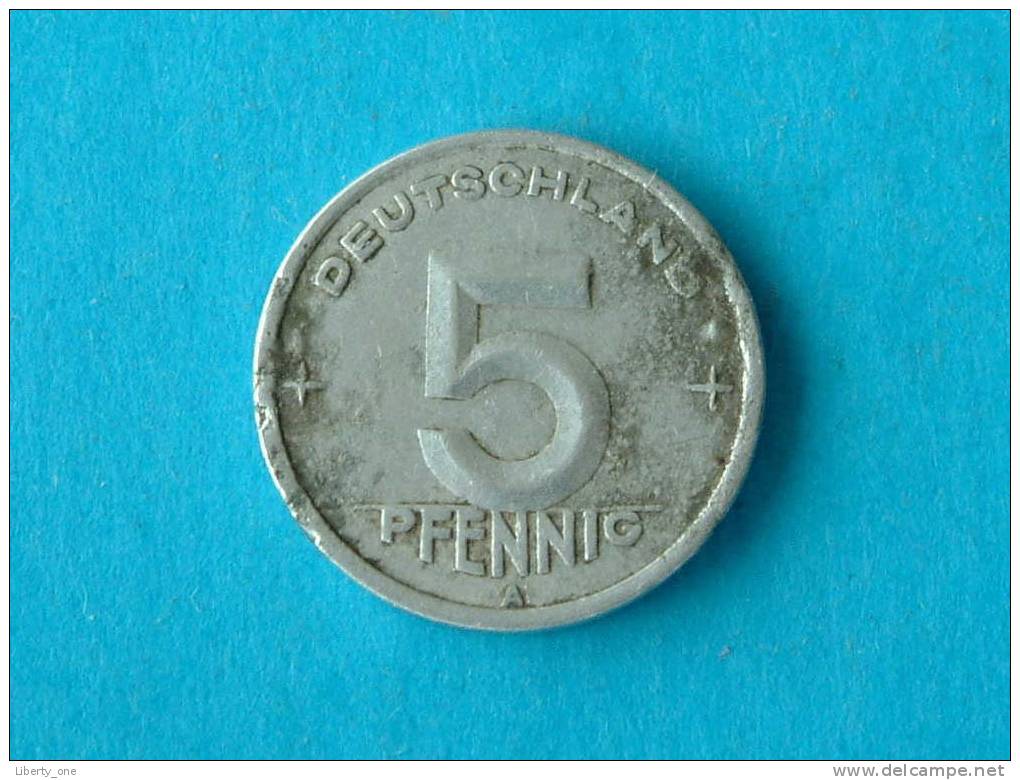 1949 A - 5 PFENNIG / KM 2 ( For Grade, Please See Photo ) !! - 5 Pfennig